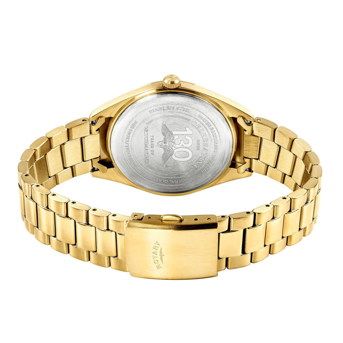 Rotary Mens Heritage Grey Dial SS Bracelet Watch