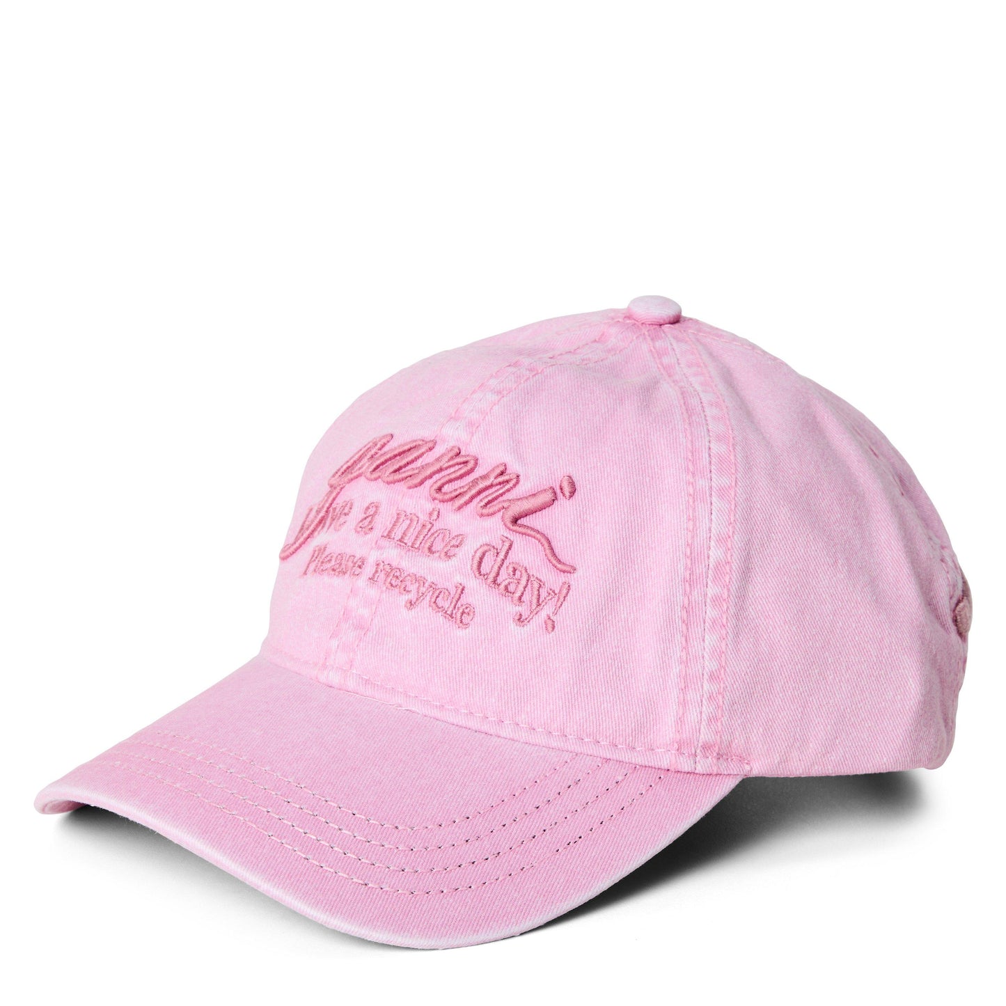 Ganni Women's Washed Cotton Baseball Cap