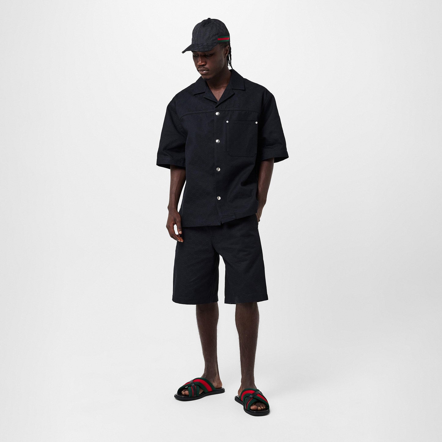 Gucci Men's GG Monogram Canvas Cap