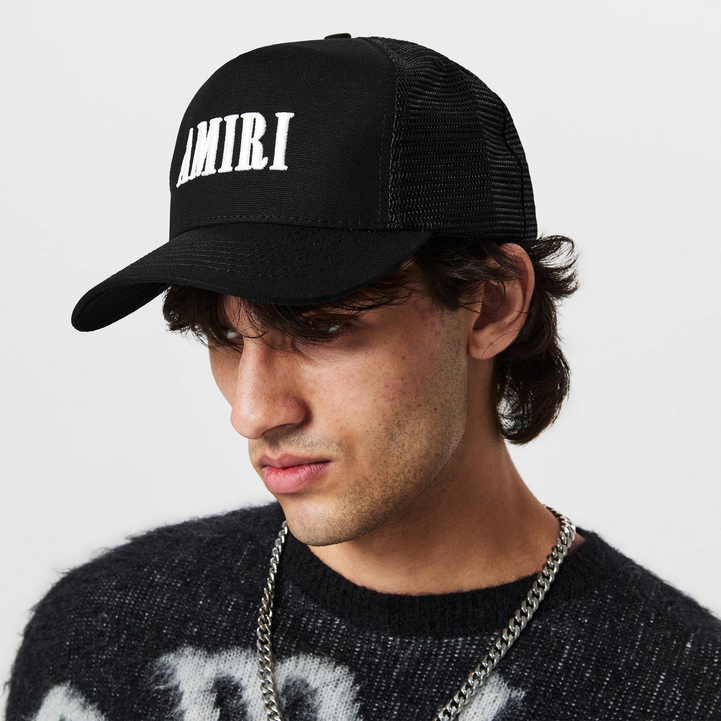 Amiri Logo Trucker Cap