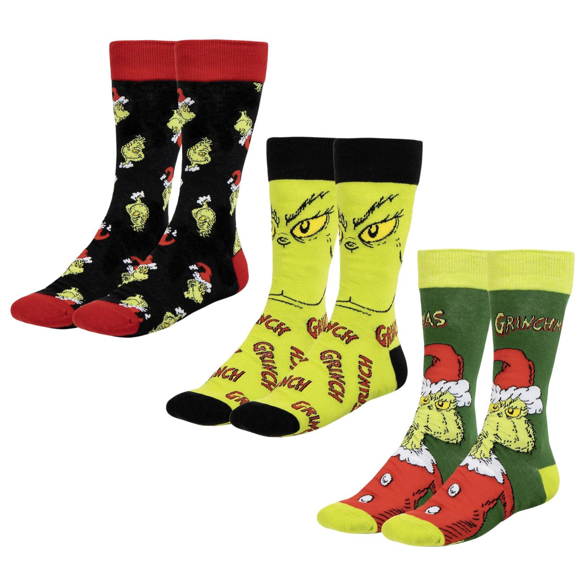 Grinch Grinch Socks 3 Pack