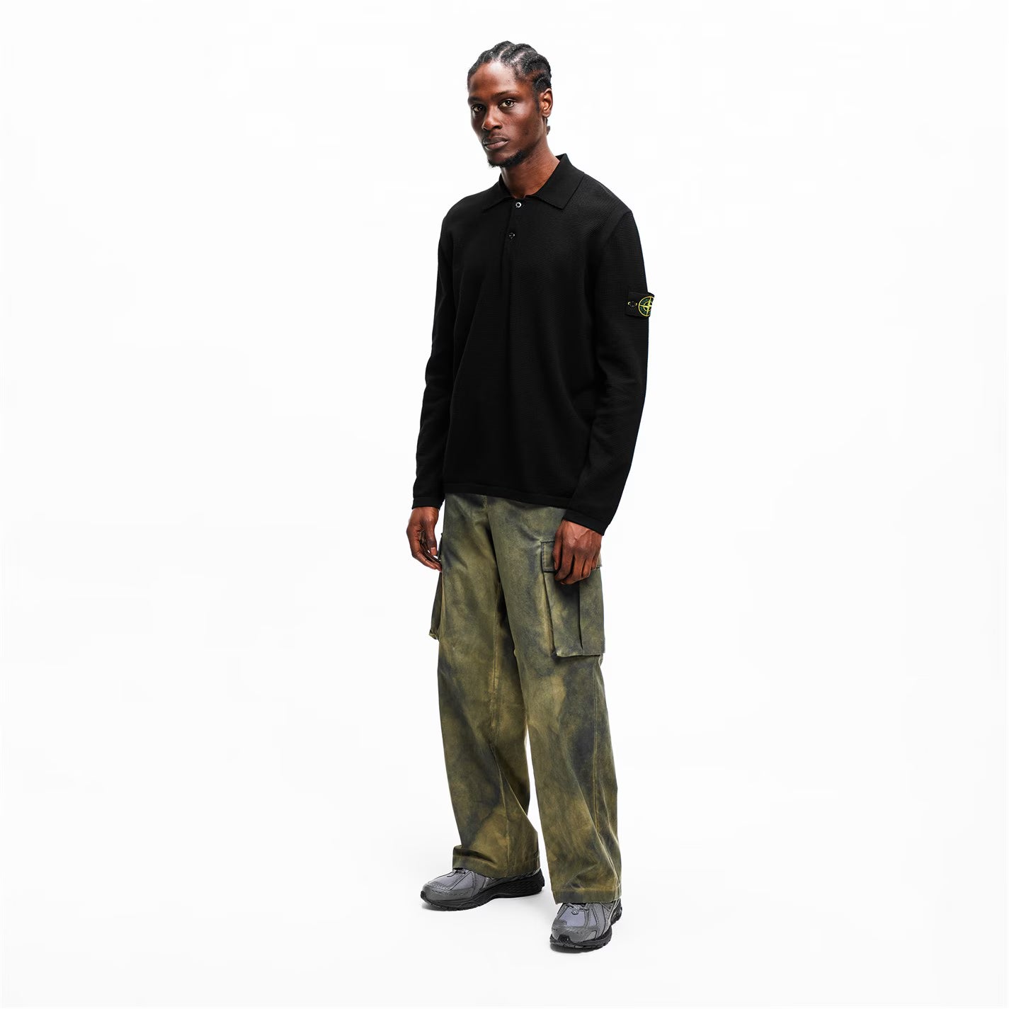 Mens Knit Polo Shirt