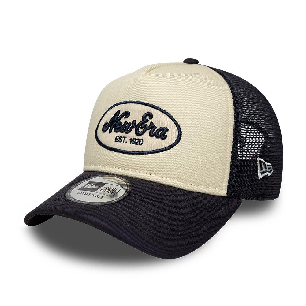 New Era Oval Logo Adjustable Trucker Cap