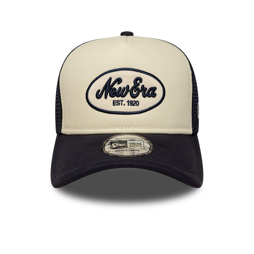 New Era Oval Logo Adjustable Trucker Cap