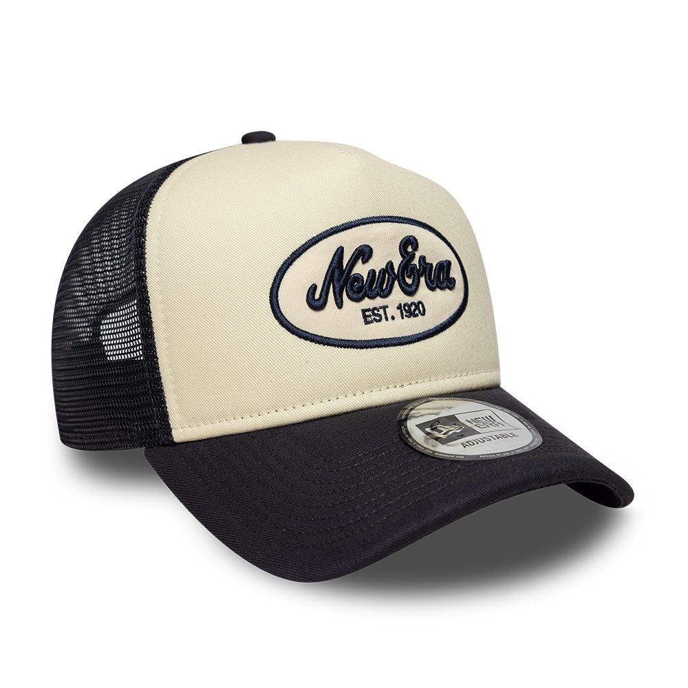 New Era Oval Logo Adjustable Trucker Cap