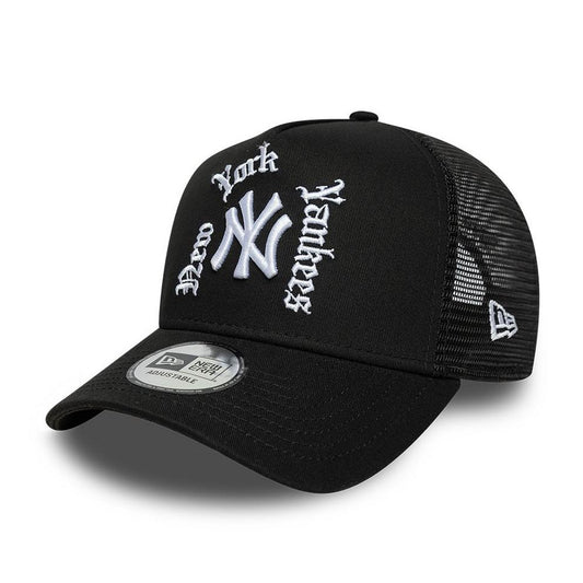 New Era Wordmark Adjustable Trucker Cap
