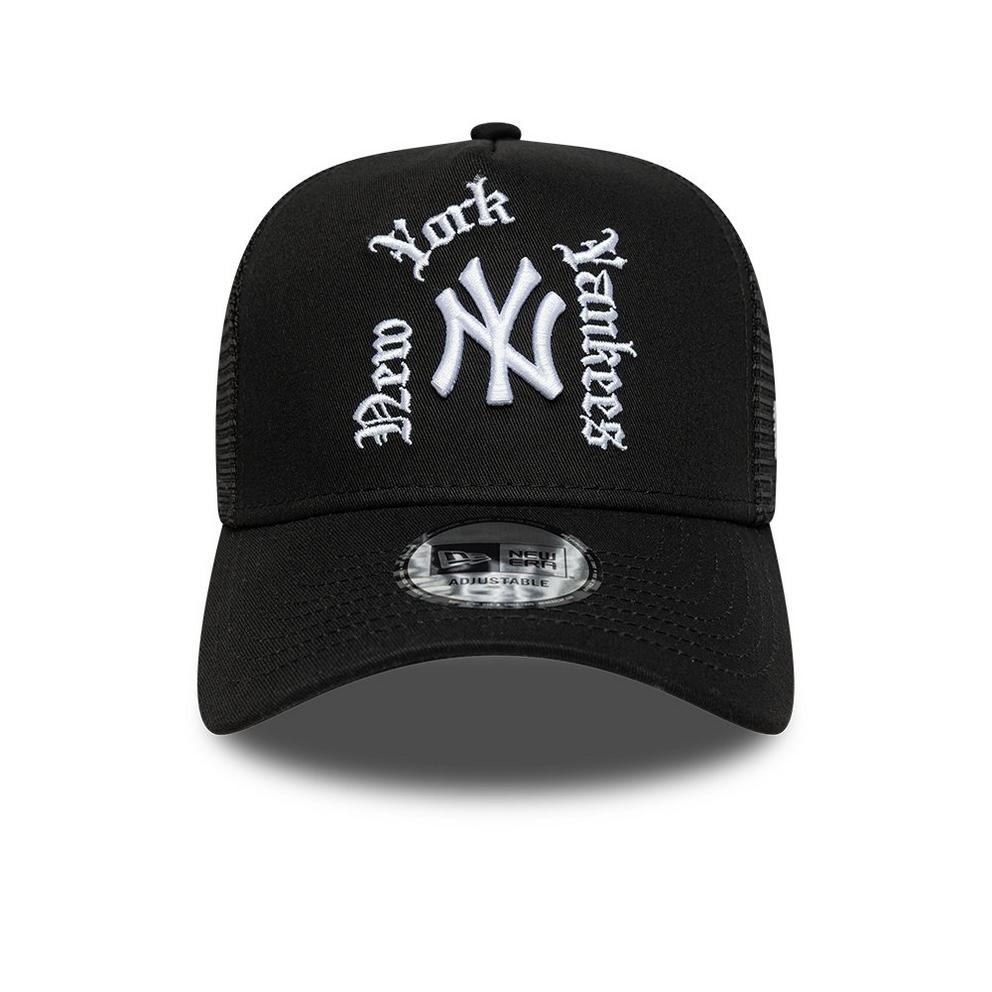 New Era Wordmark Adjustable Trucker Cap