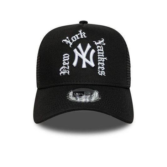 New Era Wordmark Adjustable Trucker Cap