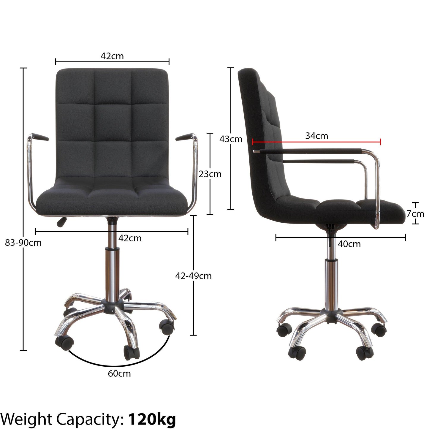 Lassic Vida Designs Calbo Office Chair UKFR