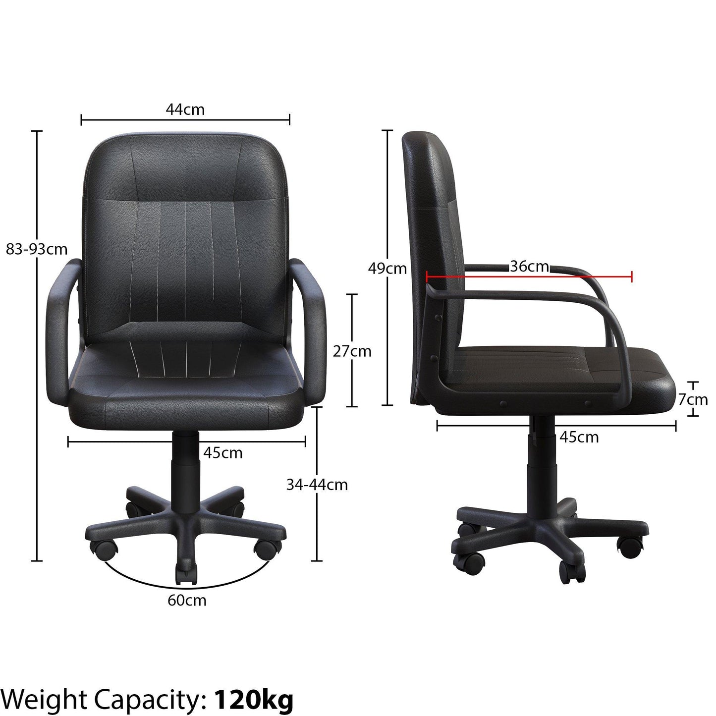Lassic Vida Designs Morton Office Chair UKFR