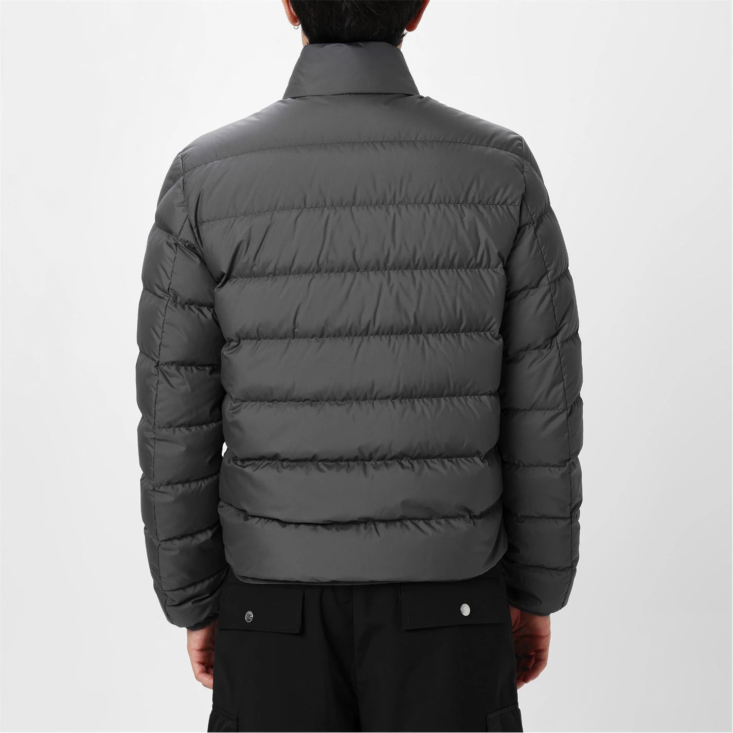 MONCLER Men's Baudinet Goose Down Stand Collar Long Sleeve Short Puffer Jacket