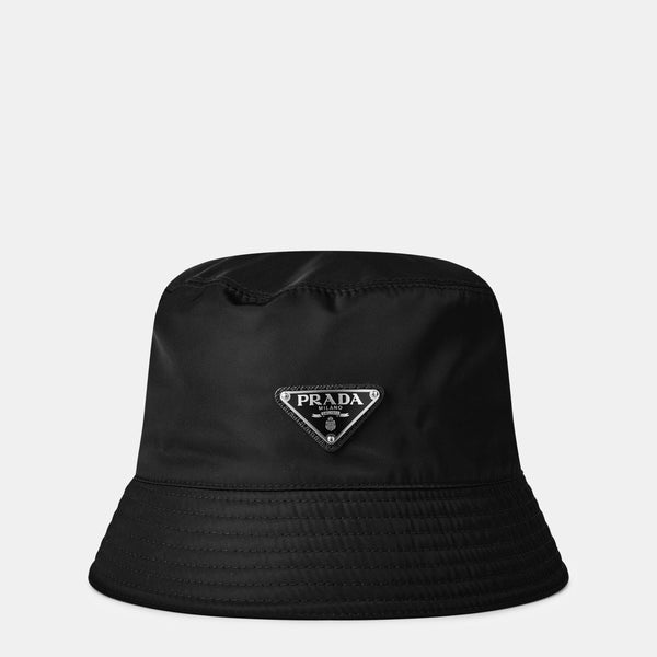 Prada Men'S Plain Nylon Bucket Hat
