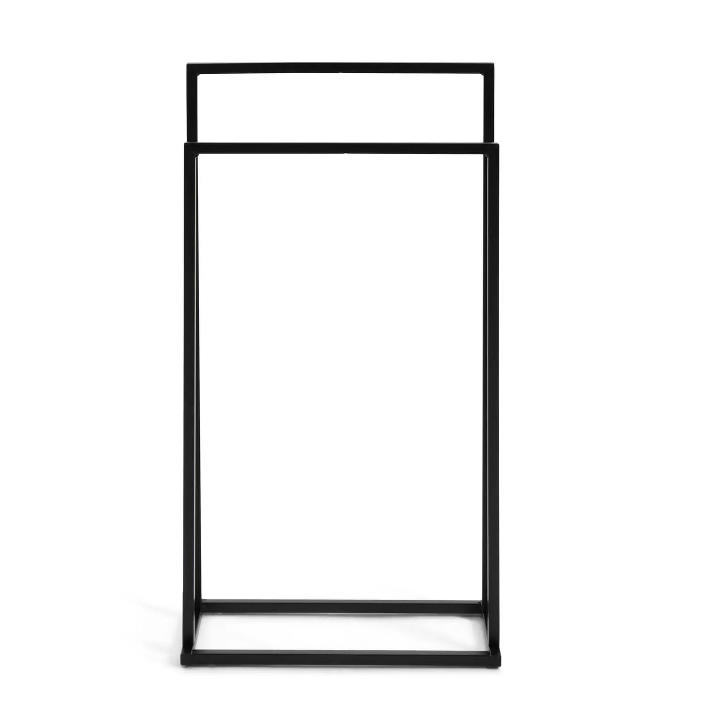Habitat 2 Tier Freestanding Towel Rail - Black
