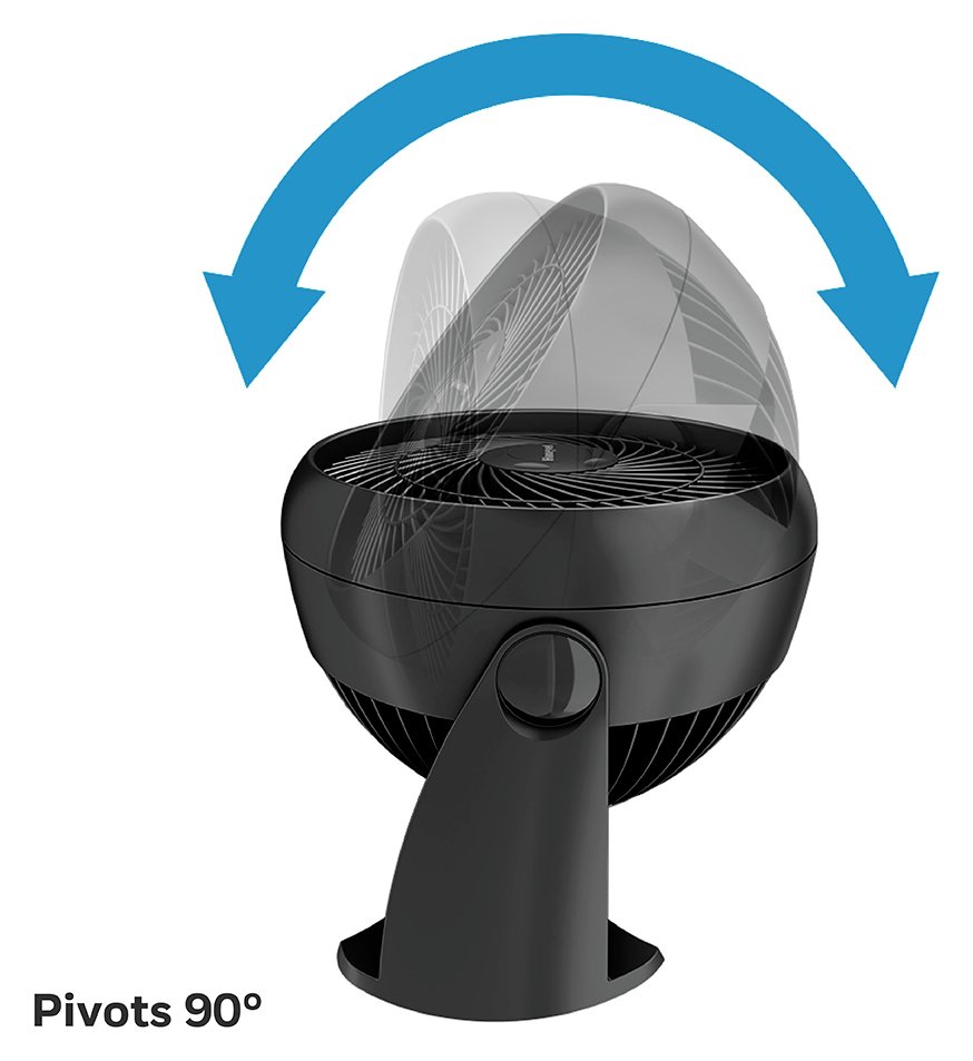 Honeywell Turbo Black Desk Fan - 10 Inch