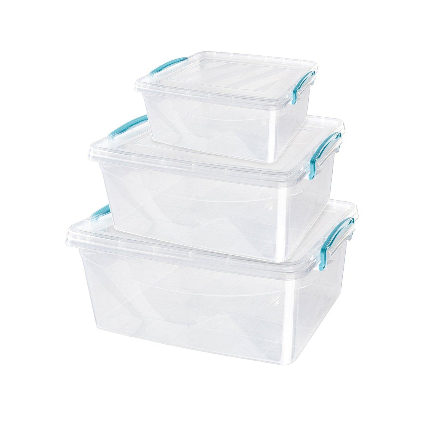 JVL Multipurpose Storage Box With Lid- S/3 S