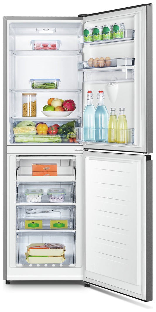 Fridgemaster MC55240DES Freestanding Fridge Freezer - Silver