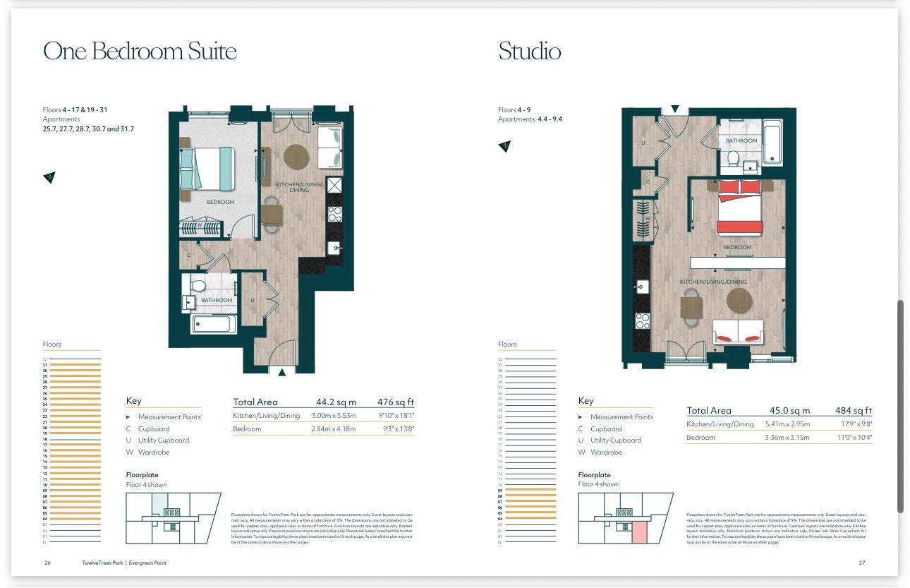 Twelvetrees Park  — Suite 1 2 and 3 Bedroom Ultra Luxury Homes — 24 Hr Concierge and World Class Amenities — West Ham London — E16