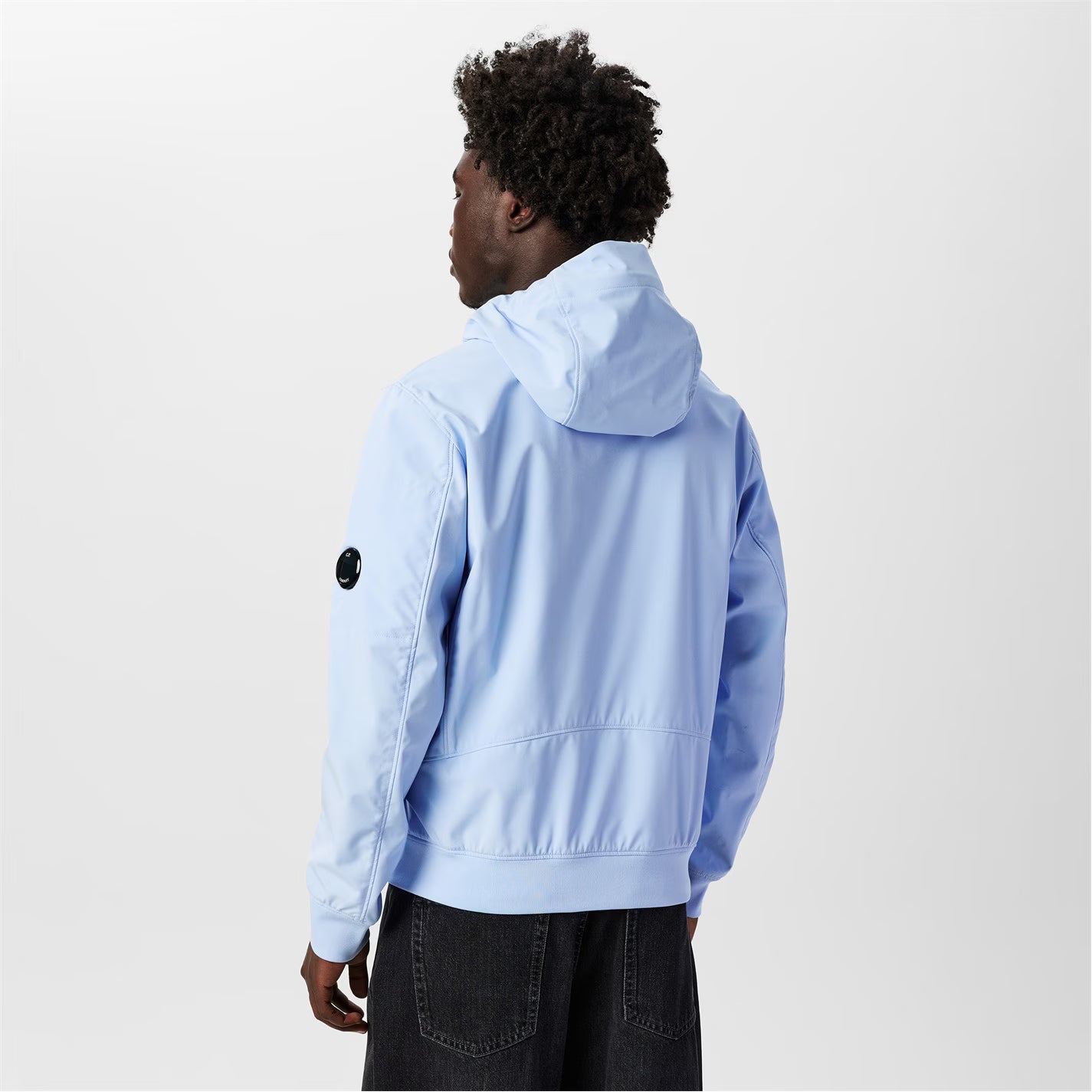 Men's Lens Windproof Hooded Long Sleeve Softshell Jacket