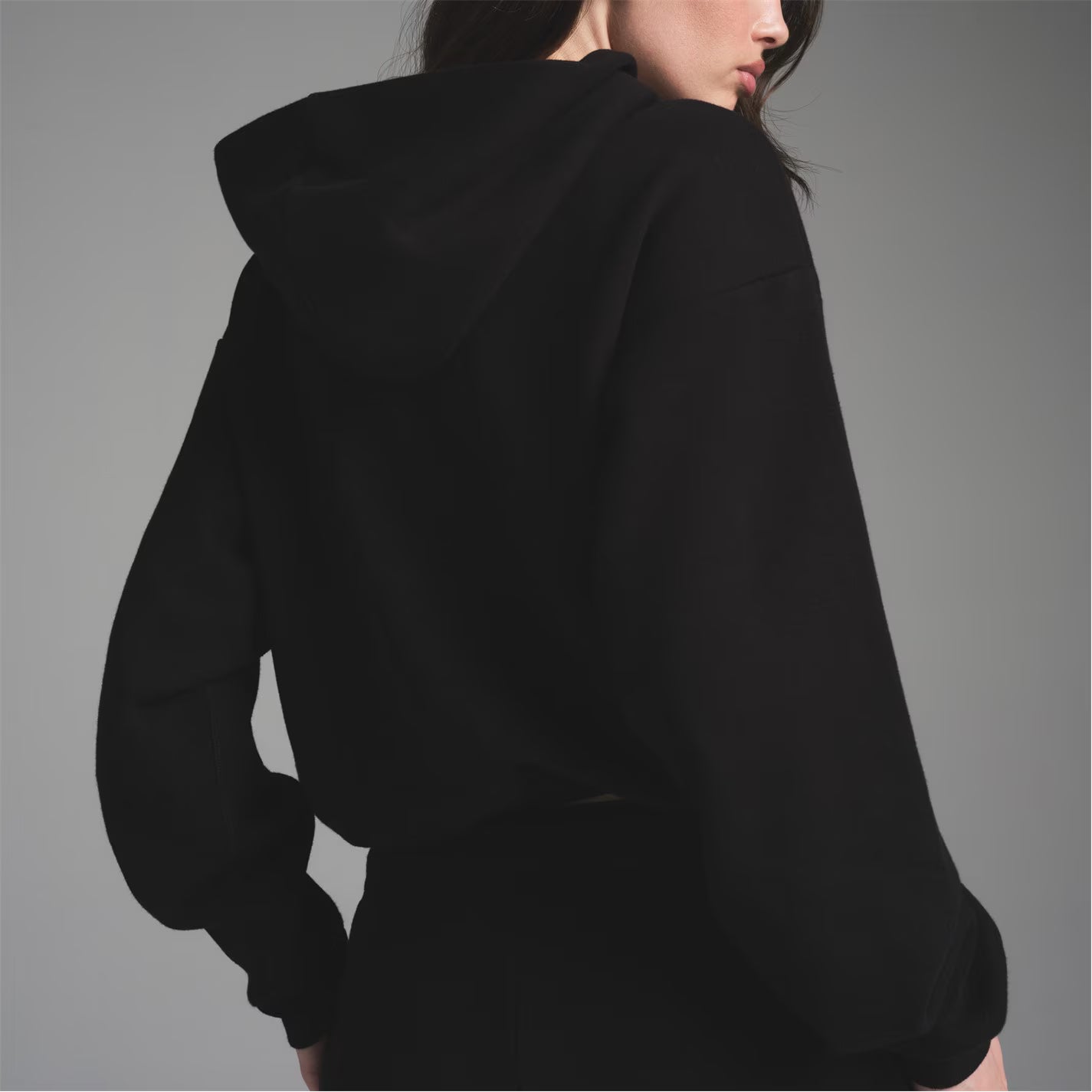 Womens Cotton Fleece Classic Pullover Hoodie