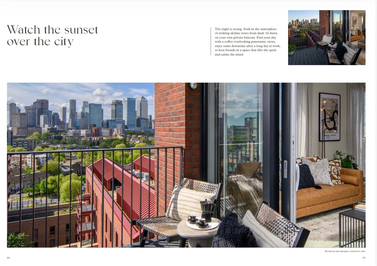Heron Wharf — New Build 1-2-3 Bedroom Homes — Wellness Amenities — Zone 2 and 3 Canary Wharf London