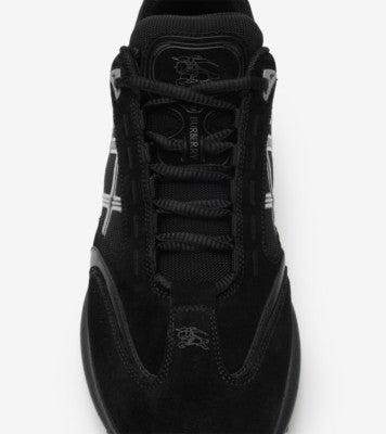 Nylon, Suede and Leather Eclipse Sneakers