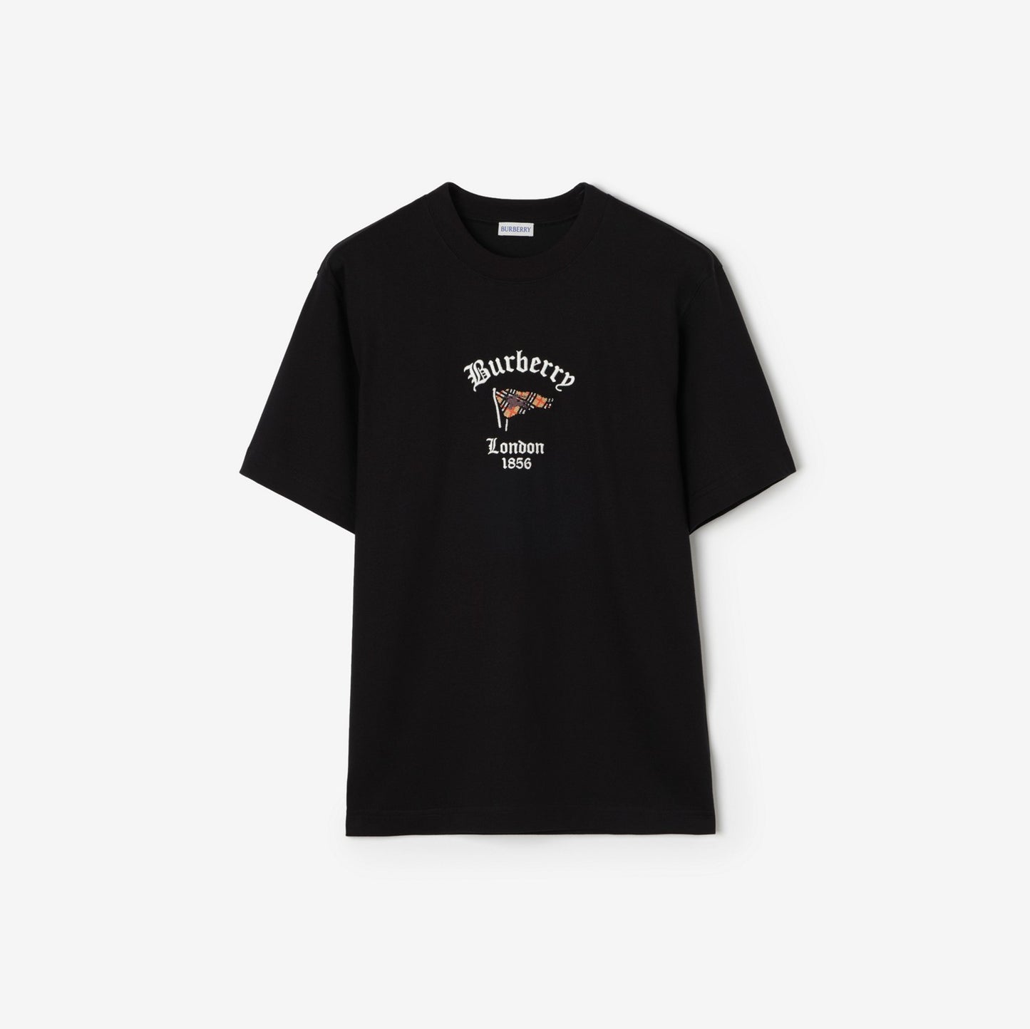 Check Flag Cotton T-shirt