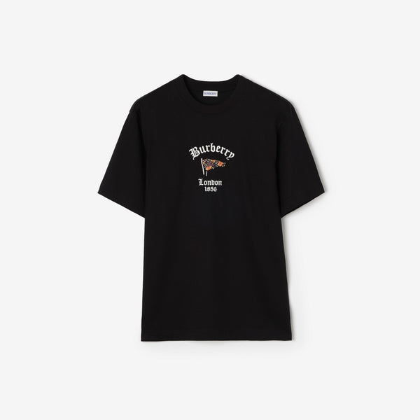 Check Flag Cotton T-shirt