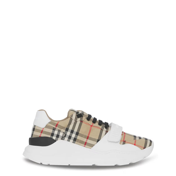 Women's Check Cotton New Regis Trainers