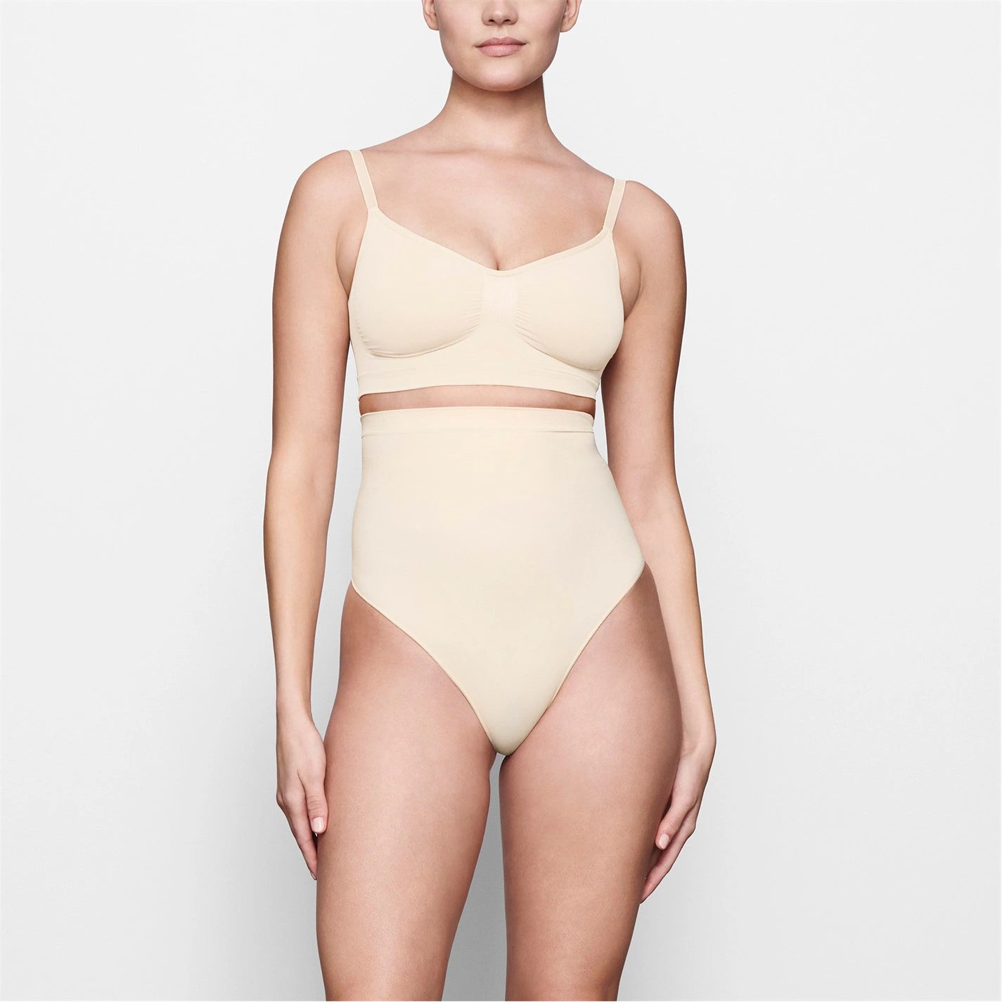 Womens Seamless Sculpt High-Waisted Thong