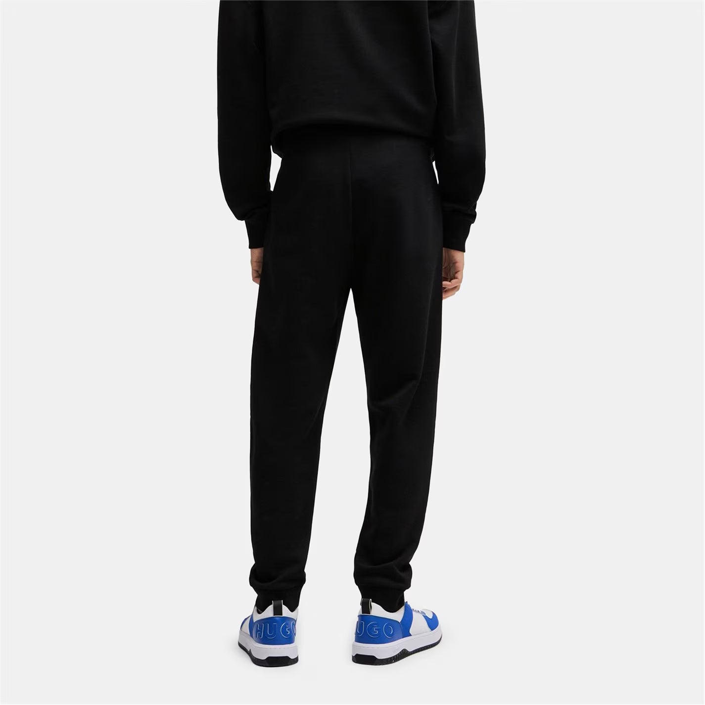 Cotton-terry tracksuit bottoms