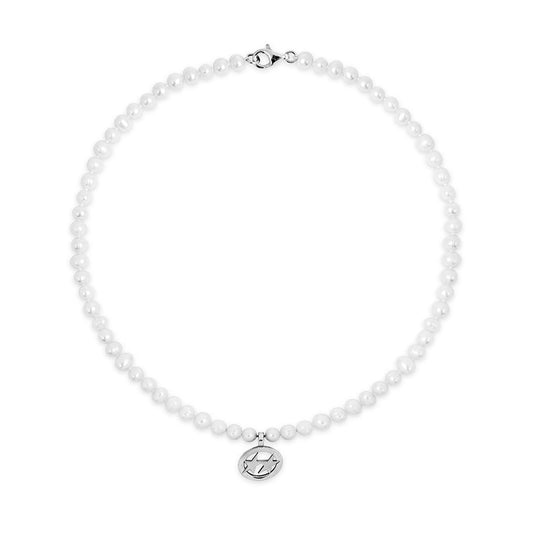 Unisex Adults Icon Pearl Chain Necklace