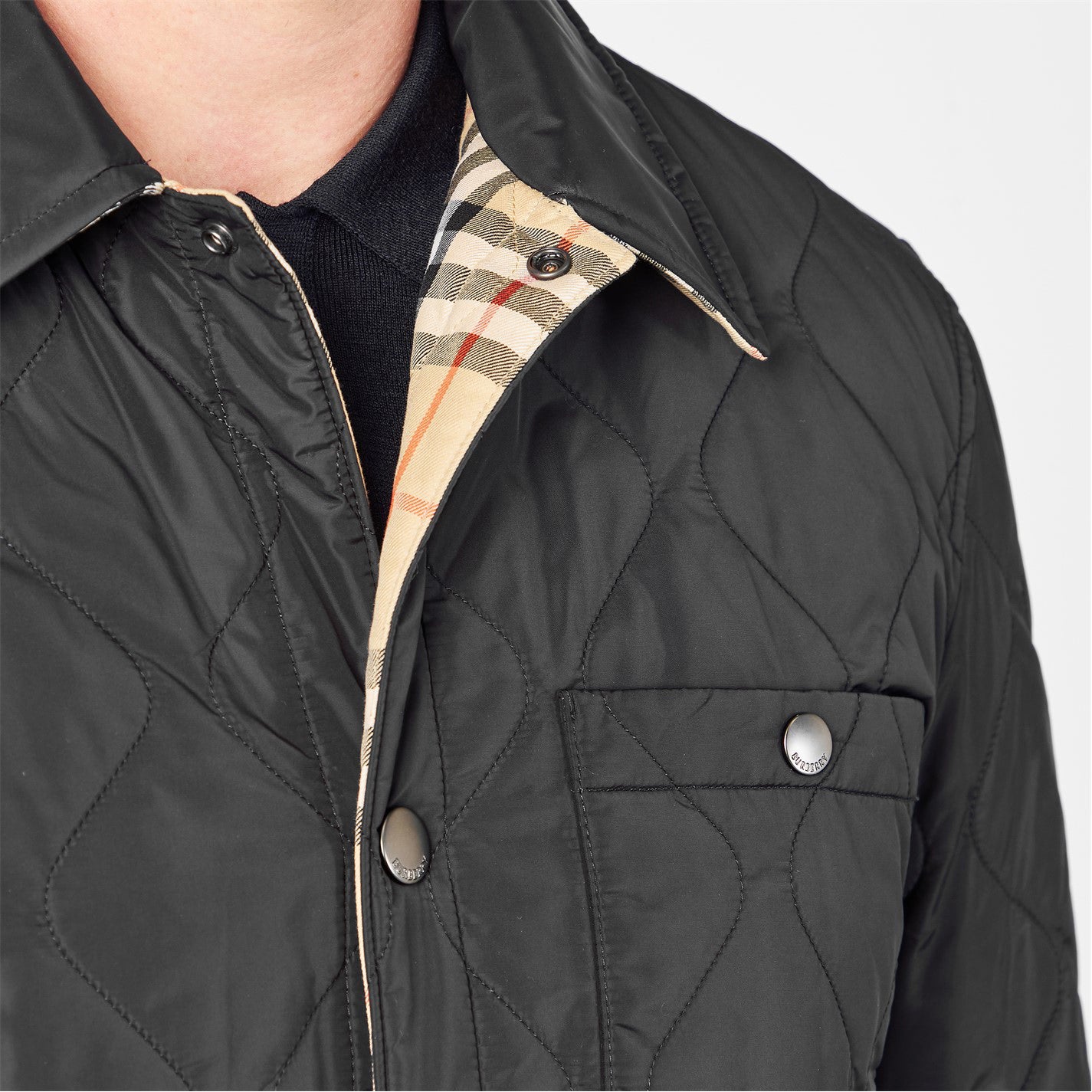 Men's Brighton Reversible Water Resistant Long Sleeve Quilted Jacket