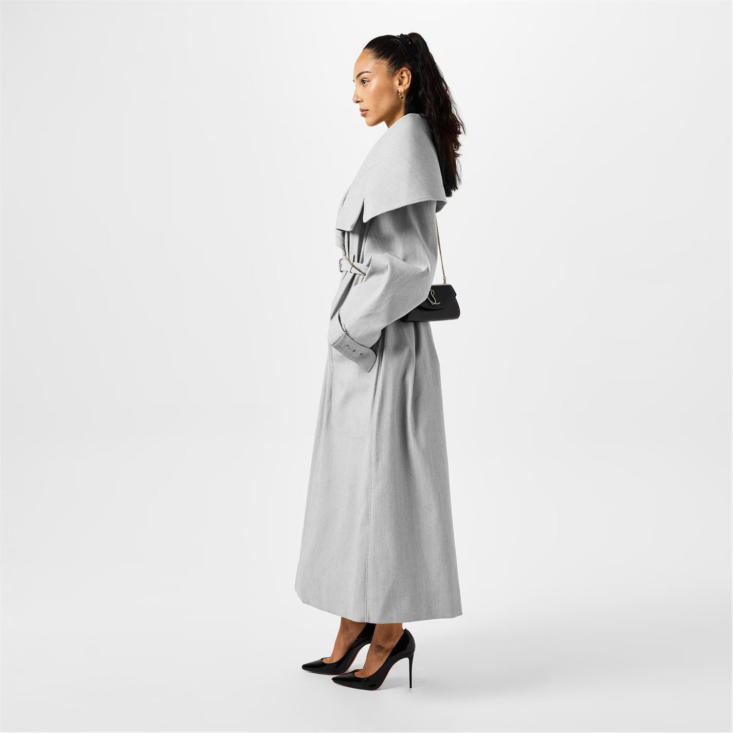 Women's Kate Leather Pumps, 100mm