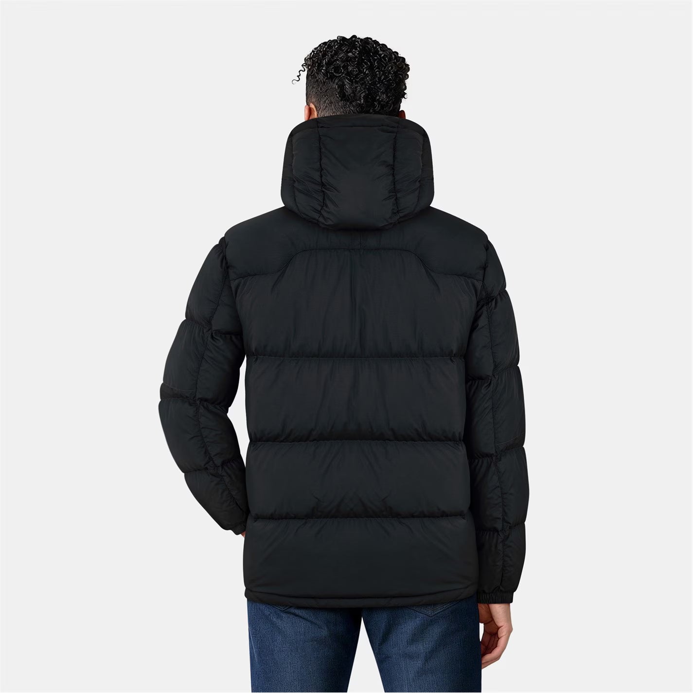 Men's El Cap Water Resistant Duck Down Detachable Hood Short Puffer Jacket