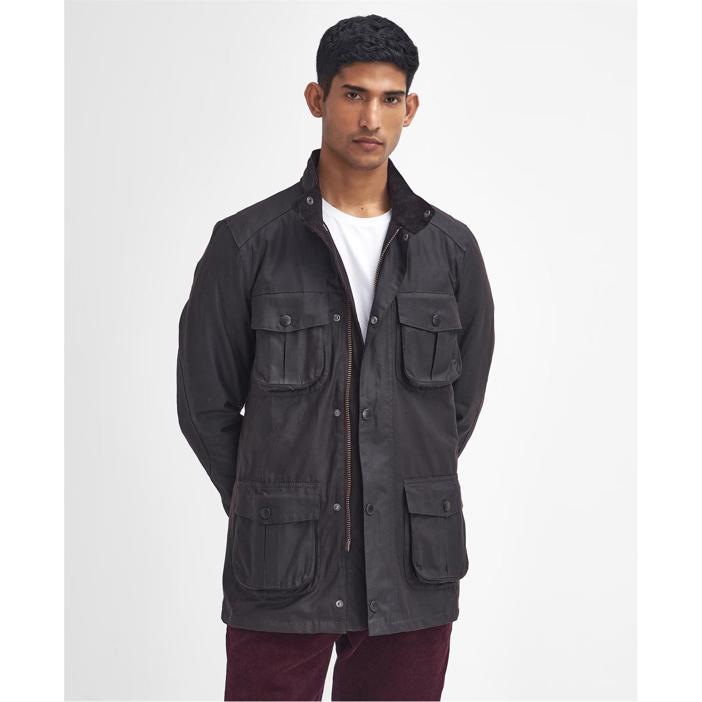 Barbour Men's Corbridge Water Resistant Waxed Tailored Fit Wax Jacket