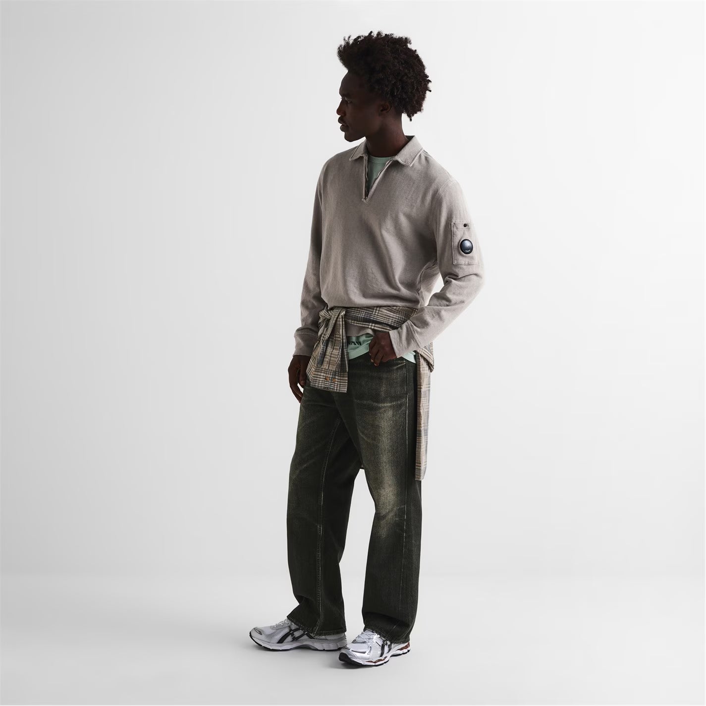 CP Company CP 1/4 Zip Fleece Sn61