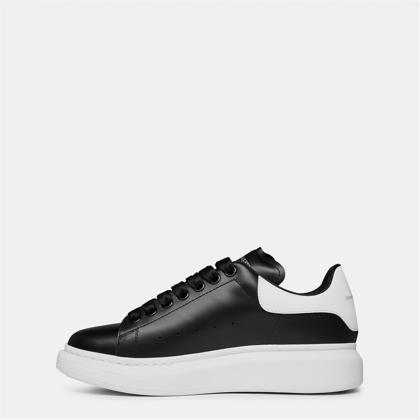 Women's Logo Print Leather Oversized Trainers