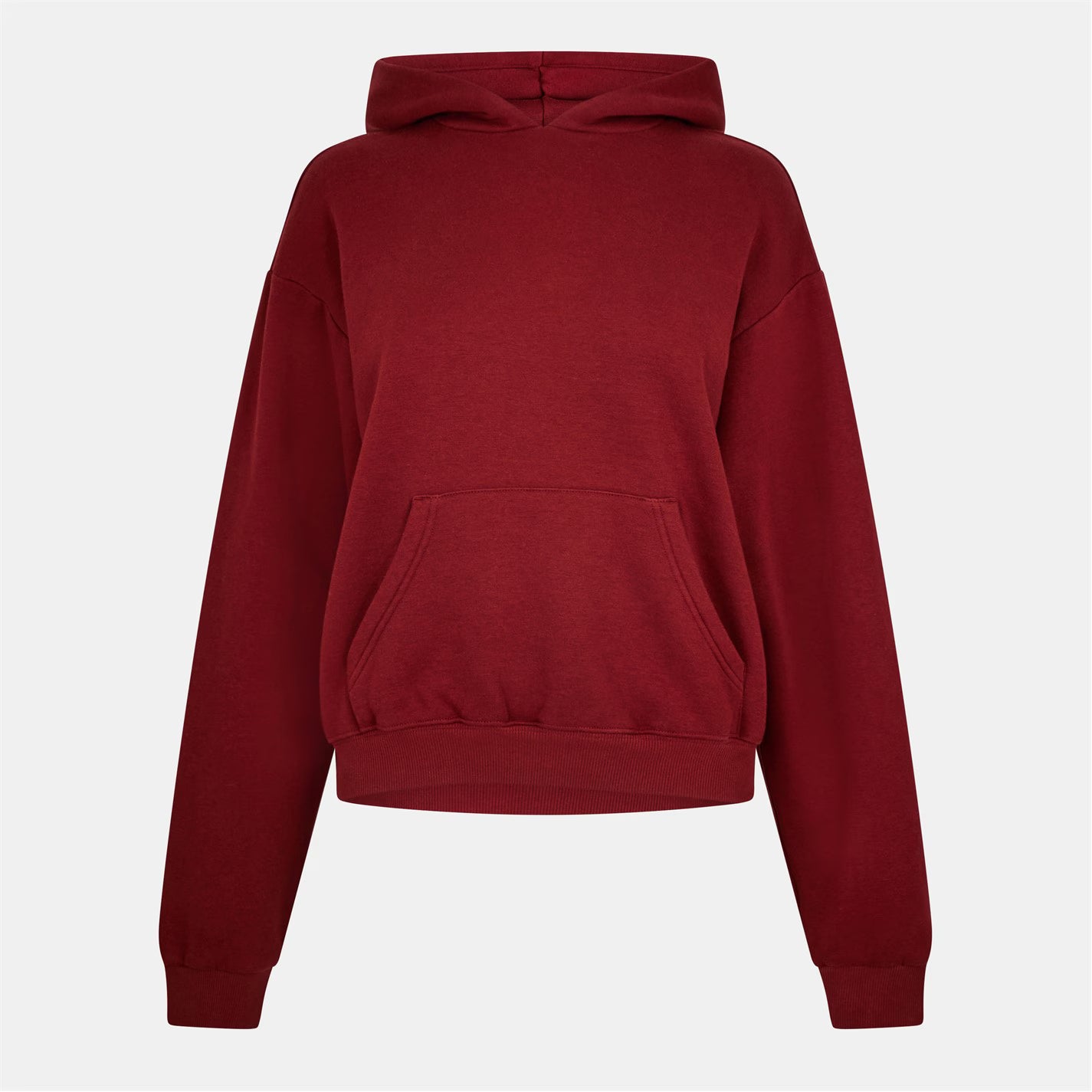 Womens Cotton Fleece Classic Pullover Hoodie