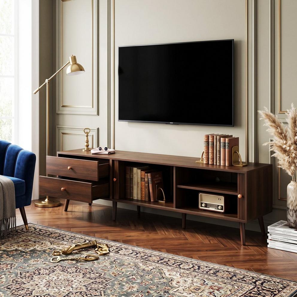 Urban Meuble Roller Shutter TV Stand Media Cabinet