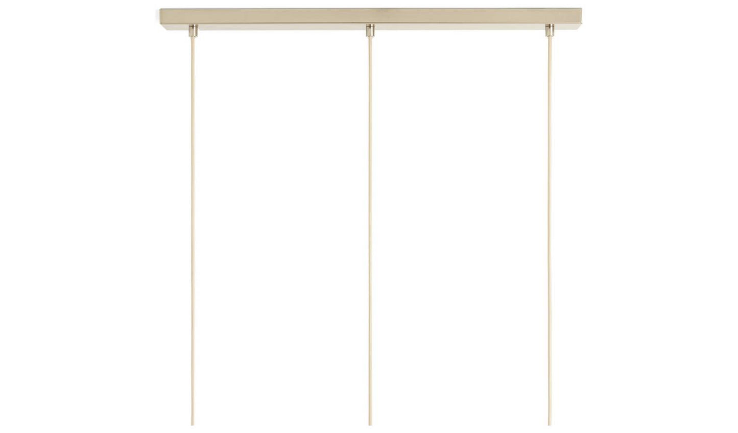Habitat Vanern Dimple Glass Bar Pendant Light - Clear