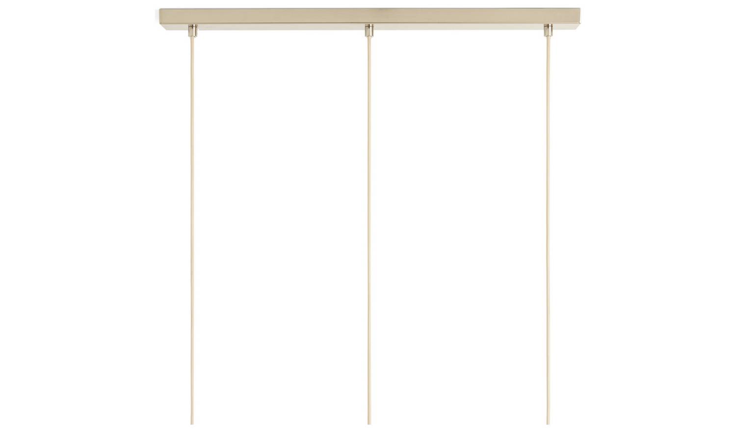Habitat Vanern Dimple Glass Bar Pendant Light - Clear
