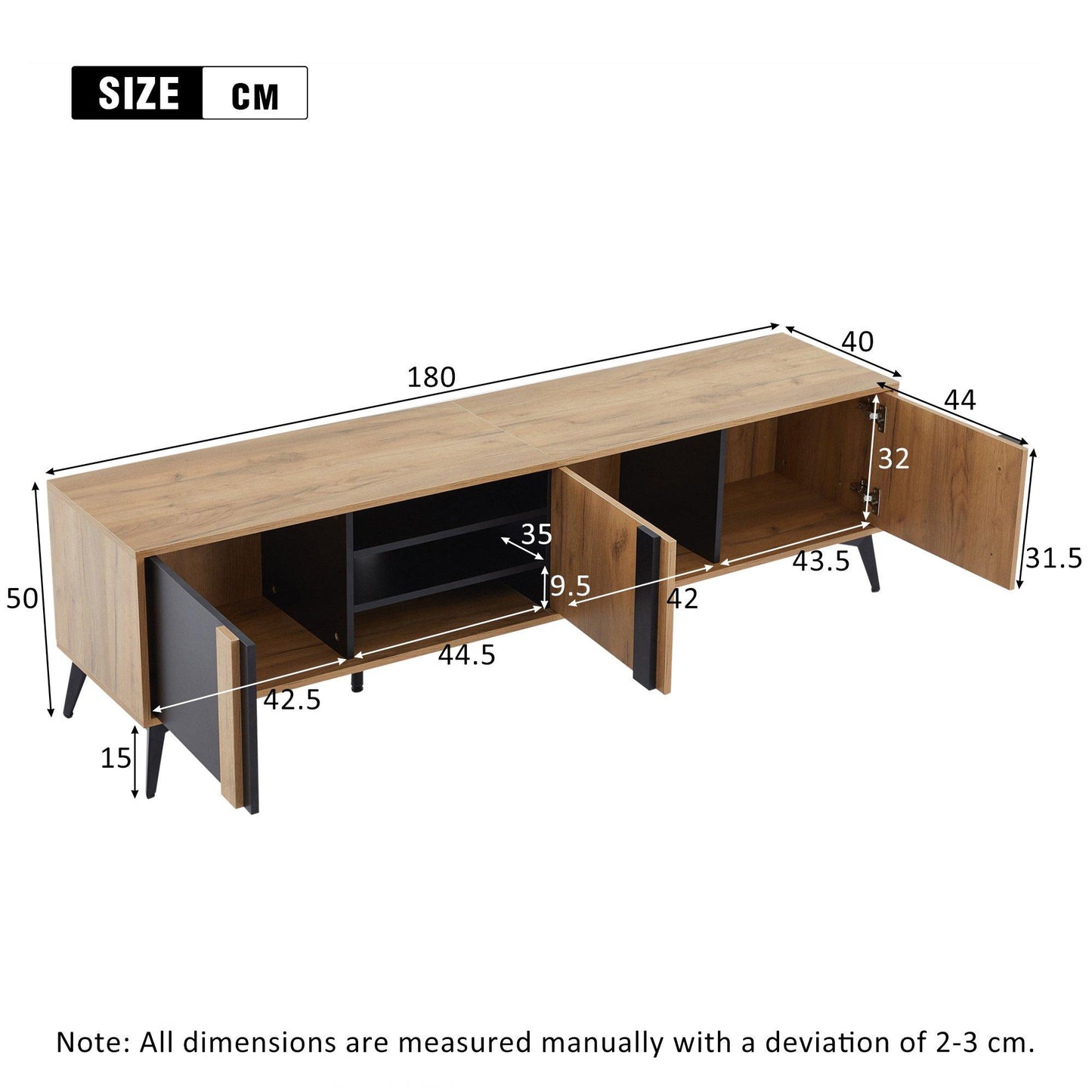 Urban Meuble Wood TV Stand Modern Design