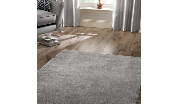 Homemaker Relay Plain Grey Rug - 200x290cm