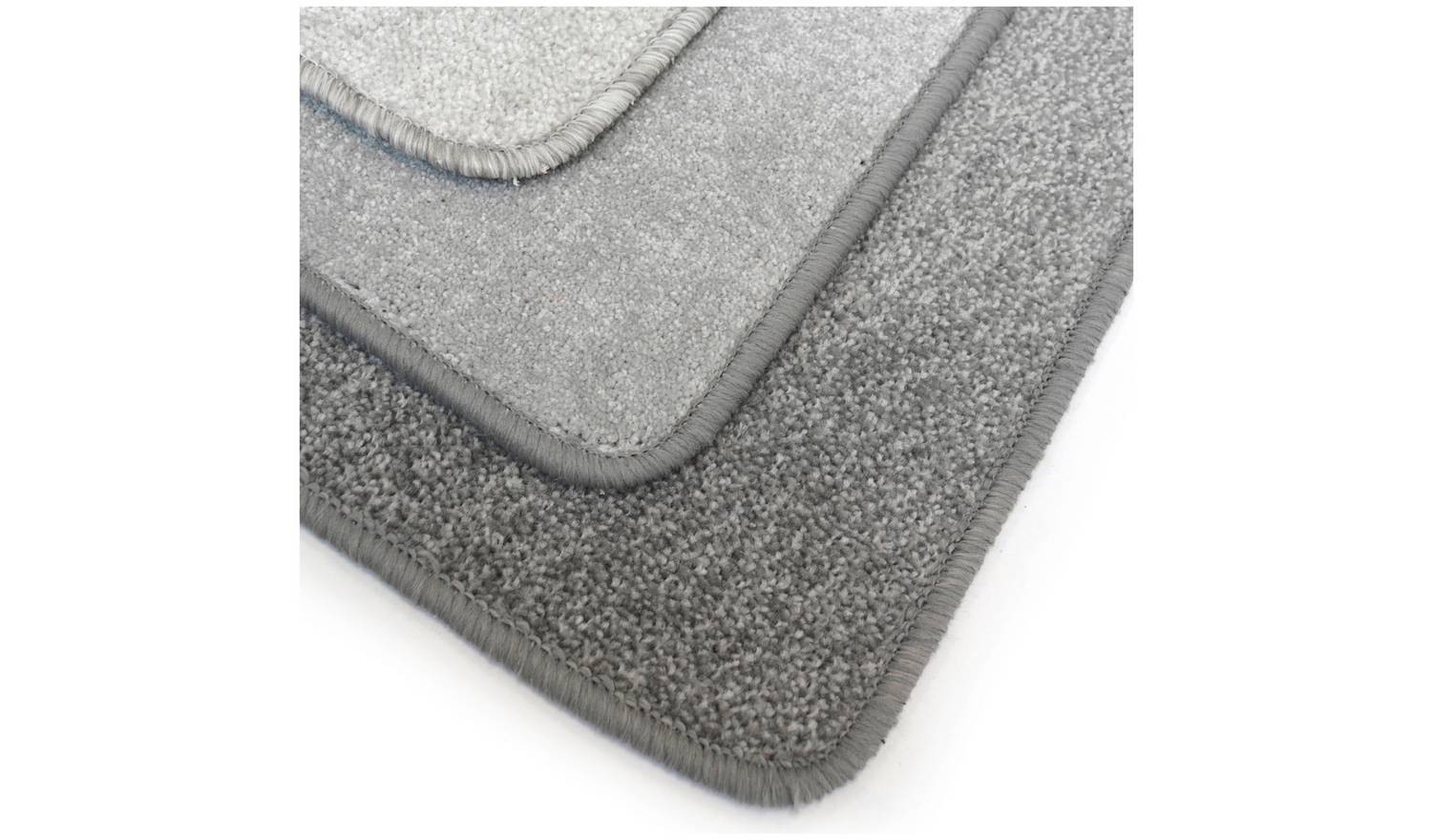 Homemaker Relay Plain Grey Rug - 200x290cm