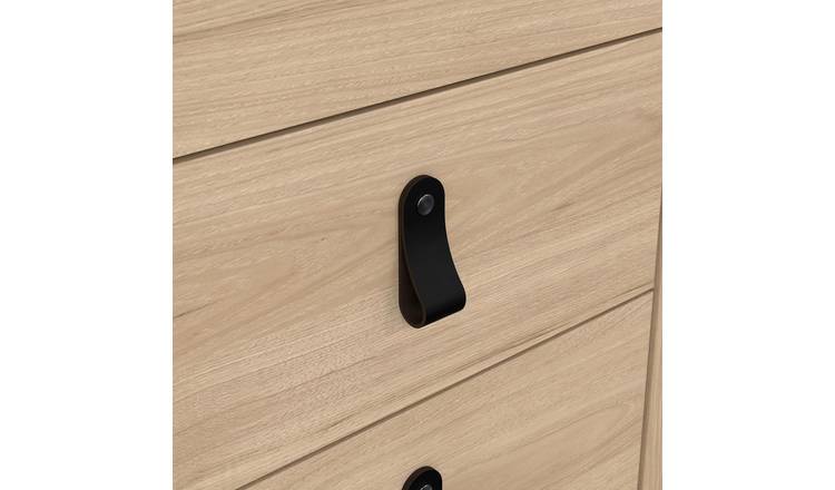 Tvilum Madrid 2 Drawer Bedside Table - Oak
