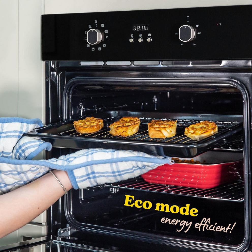 RHEO7005B 70L Built In Multifunctional Oven Black