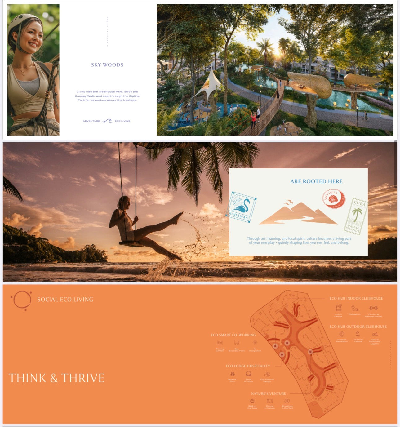 Damac Islands 4-5-6-7 Bedroom Ultra Luxury Townhomes | Villas | Mansions — Unlimited World Class Amenites —Dubailand UAE