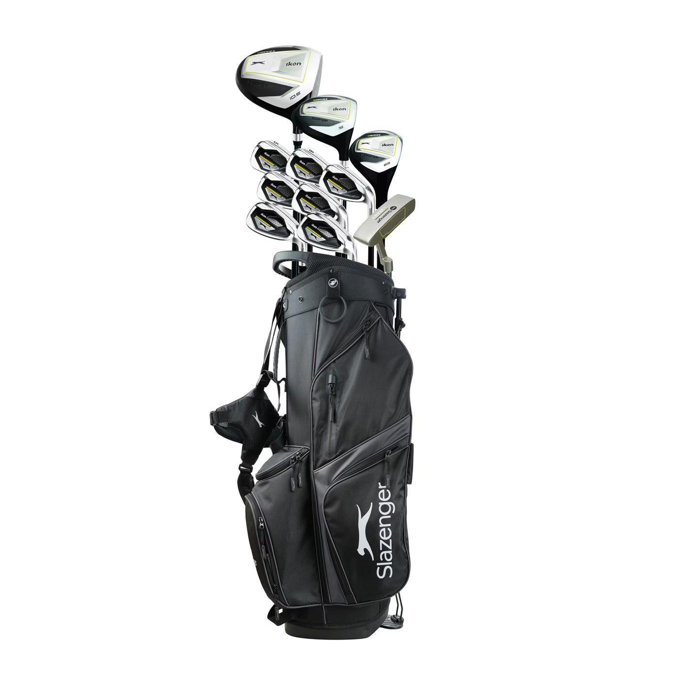 Slazenger VS Graphite Shaft Golf Club Set with Stand Bag Mens