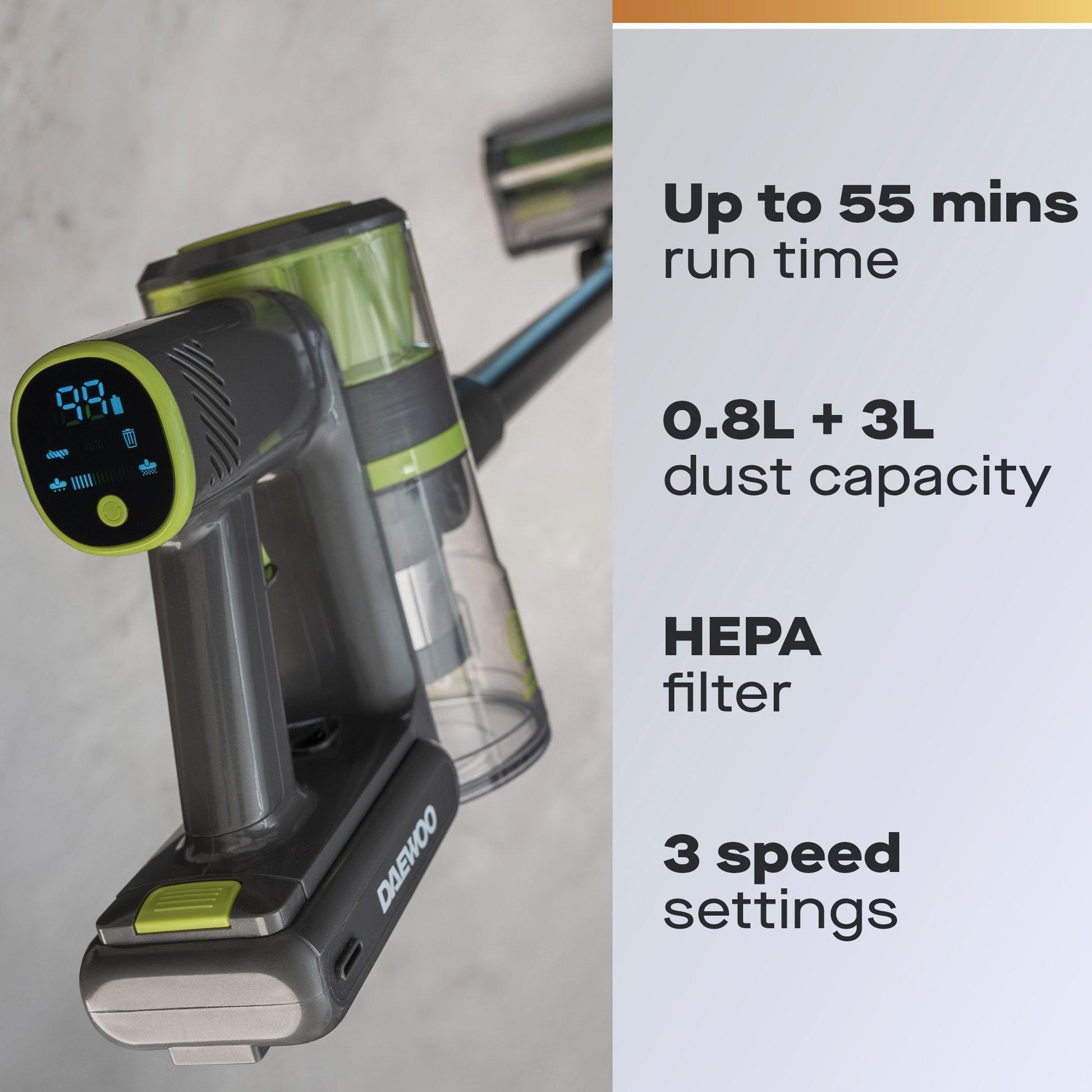 Cyclone Freedom Cordless Vacuum Cleaner with Auto