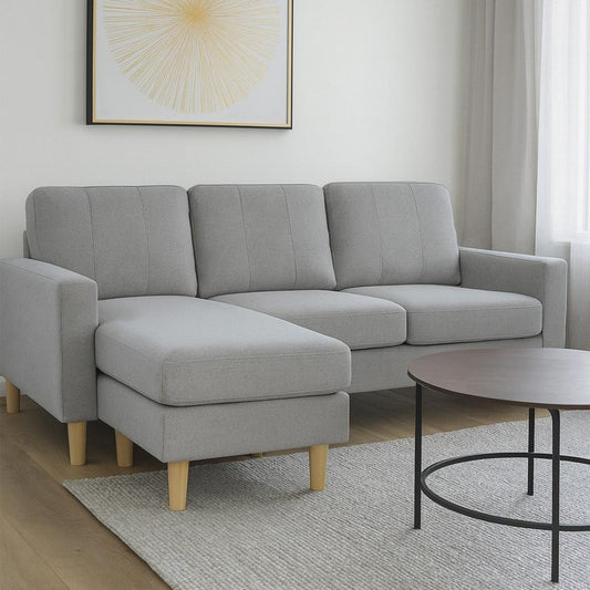 Pad Compact Sofa with Reversible Chaise